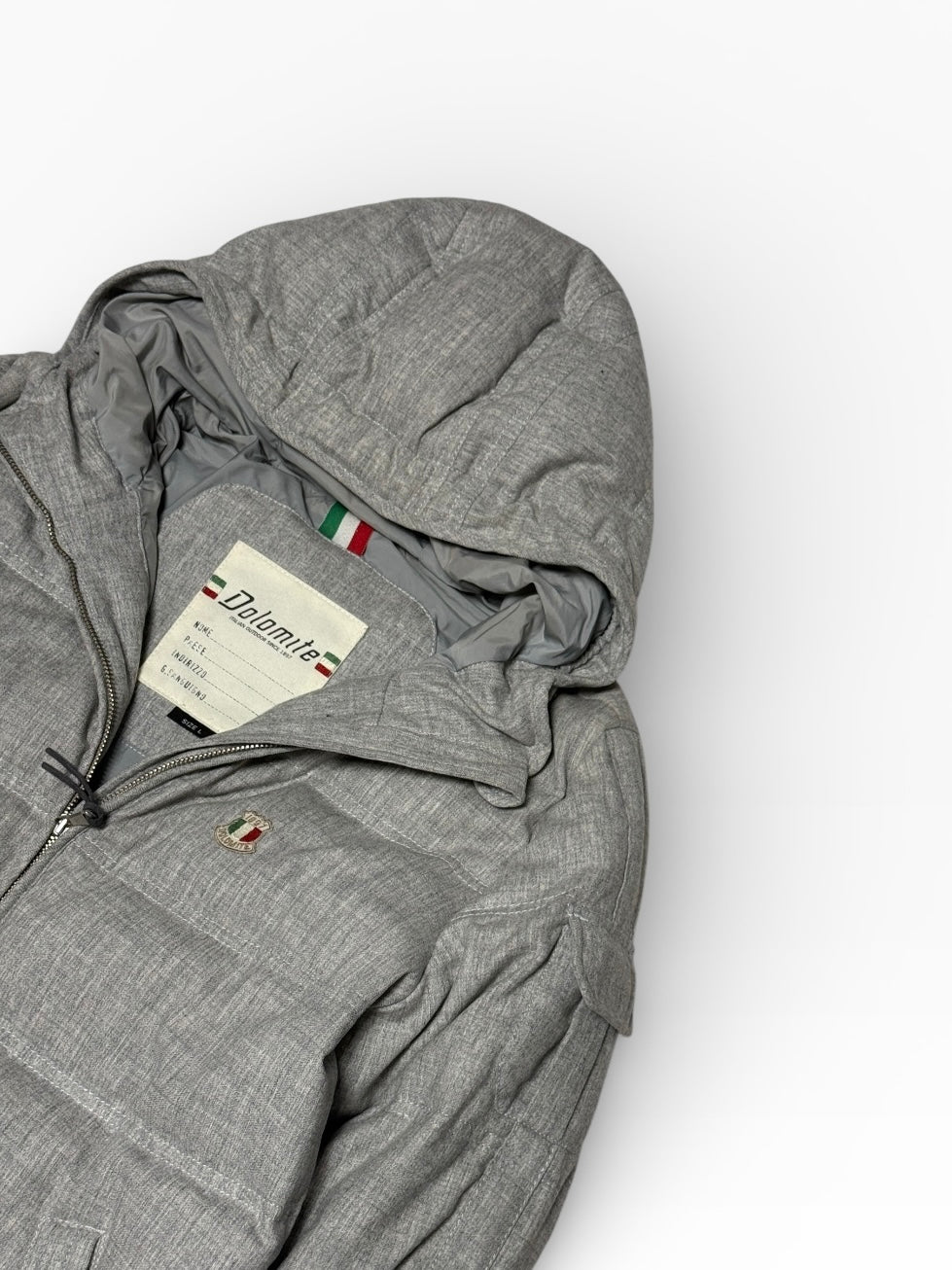 Dolomite Pufferjacke Grau