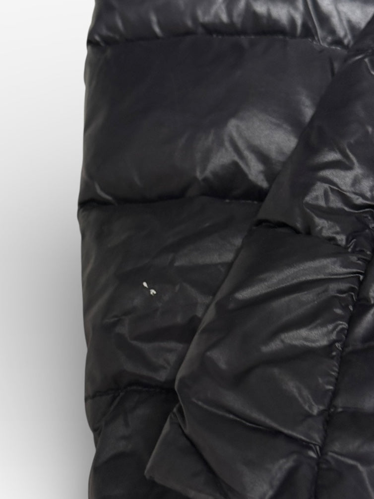 Blauer Pufferjacke Schwarz