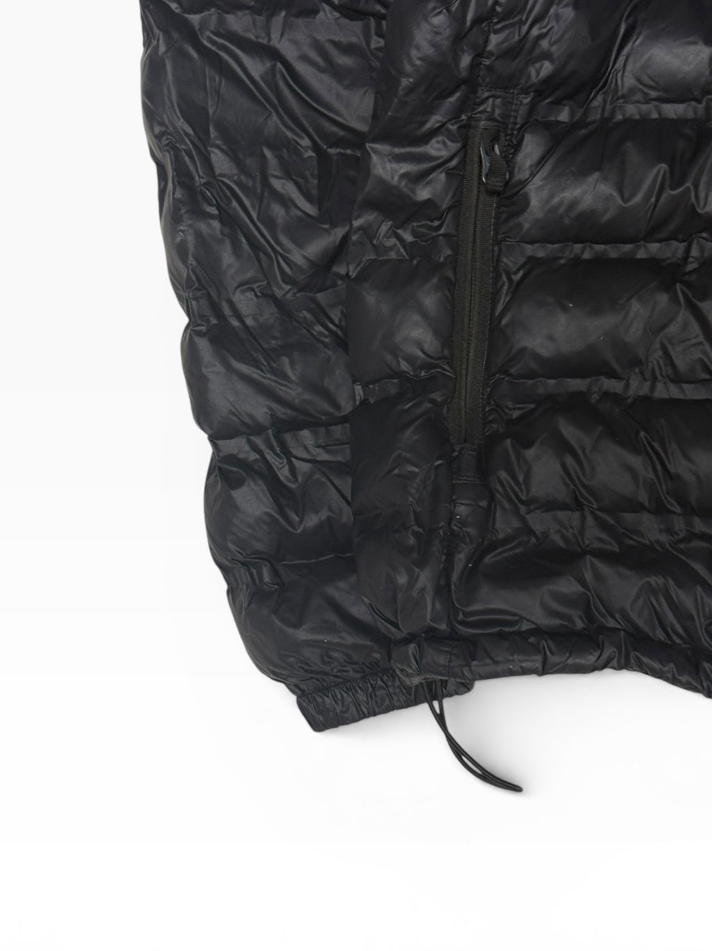 Blauer Pufferjacke Schwarz