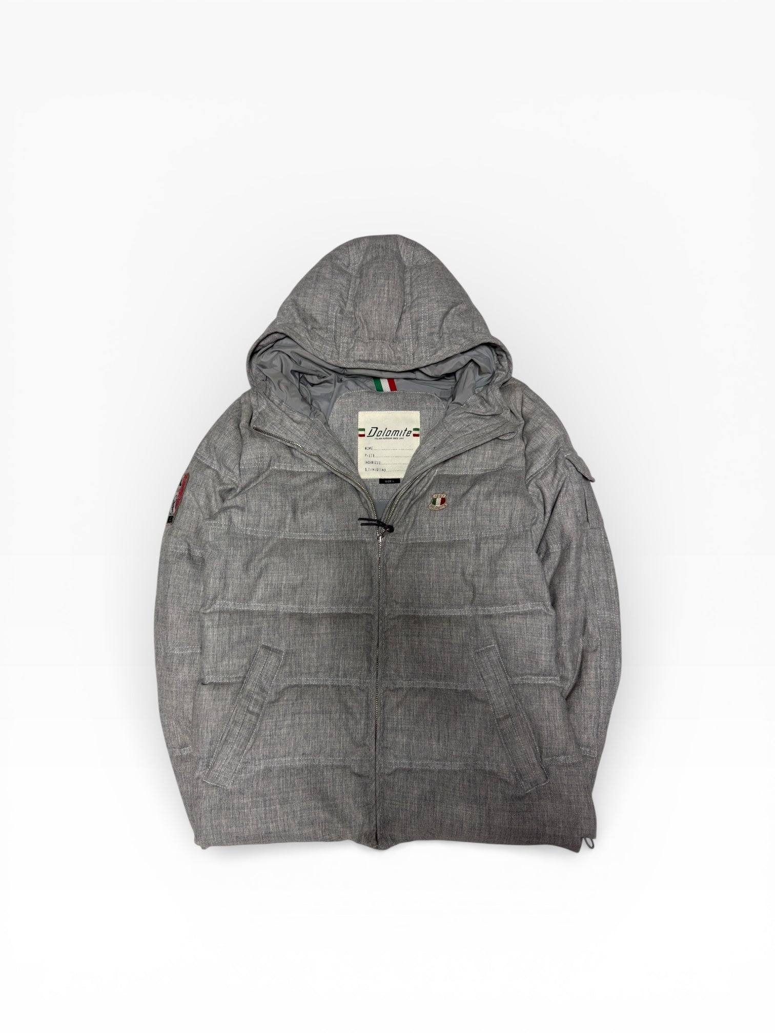 Dolomite Pufferjacke Grau