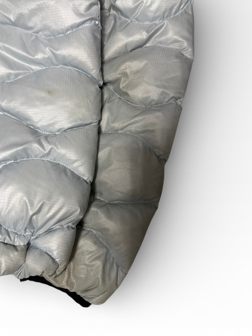 Blauer Pufferjacke Hellblau