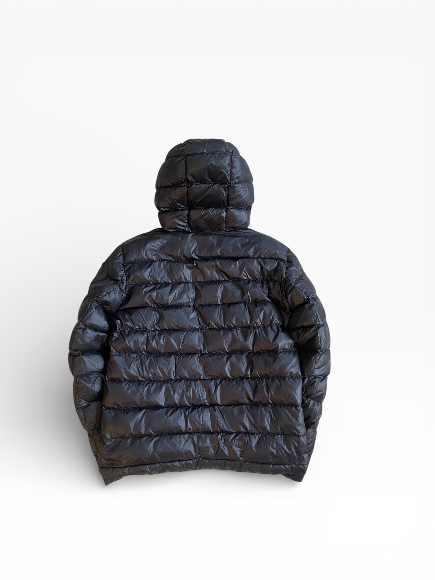 Blauer Puffer