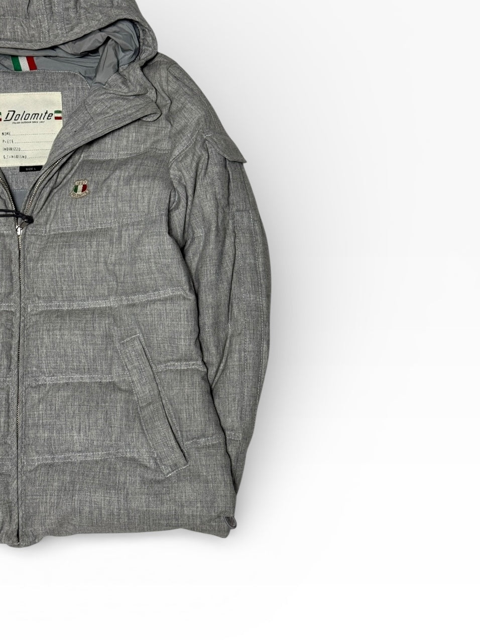 Dolomite Pufferjacke Grau